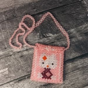 CUTEST Hand Beaded Tinsy Winsy Hello Kitty Purse